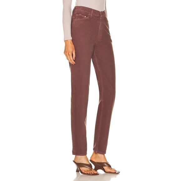 MOTHER FRENCH ROAST BROWN SNACKS HIGH WAISTED TWIZZY SKIMP JEANS - Picture 3 of 9